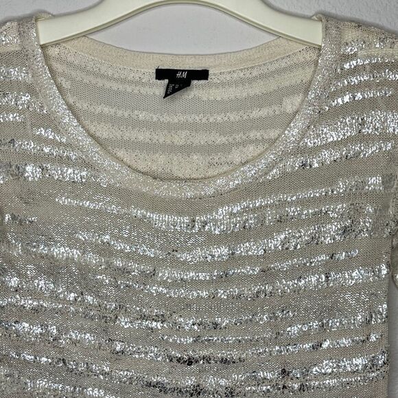 H&M Metallic Sweater - Picture 6 of 7